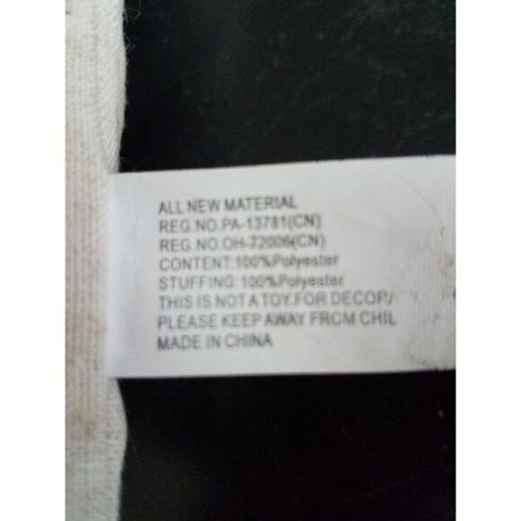 Accent Pillow Reindeer Dog Christmas Holiday Blinking Light-Up Buffalo Plaid - Picture 12 of 12